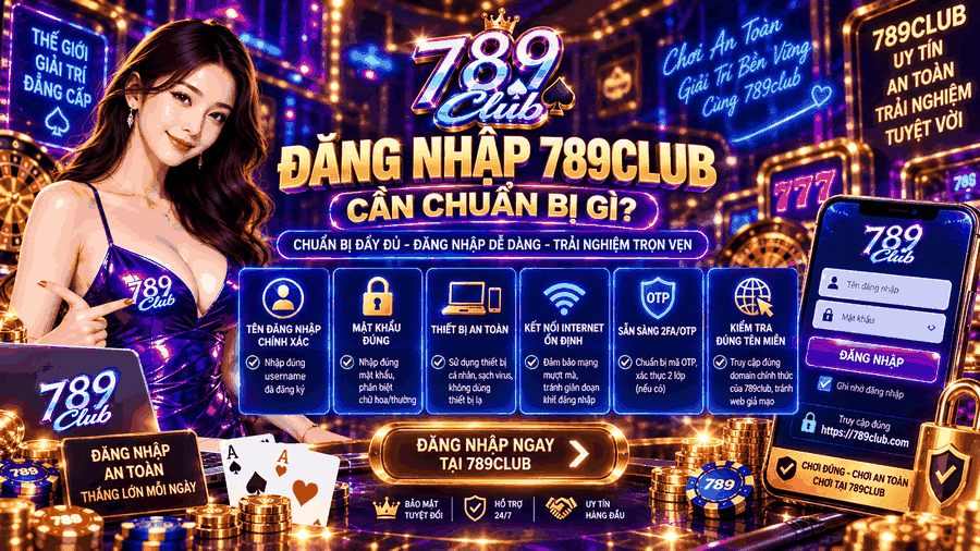 Đăng Nhập 789club cần chuẩn bị gì? - 789club