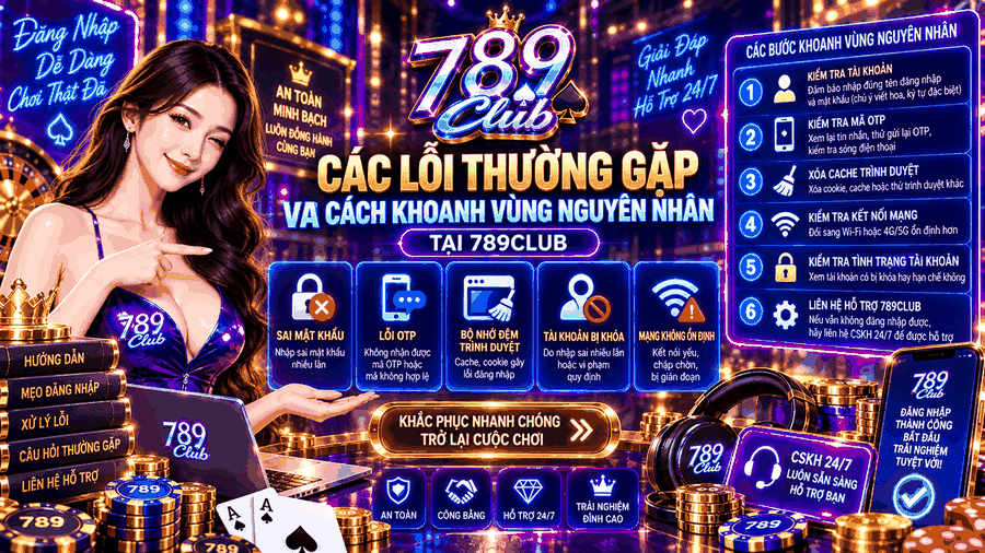 Các lỗi thường gặp và cách khoanh vùng nguyên nhân - 789club