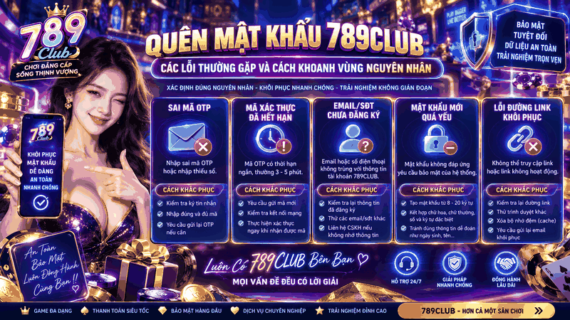 Các lỗi thường gặp và cách khoanh vùng nguyên nhân - 789club